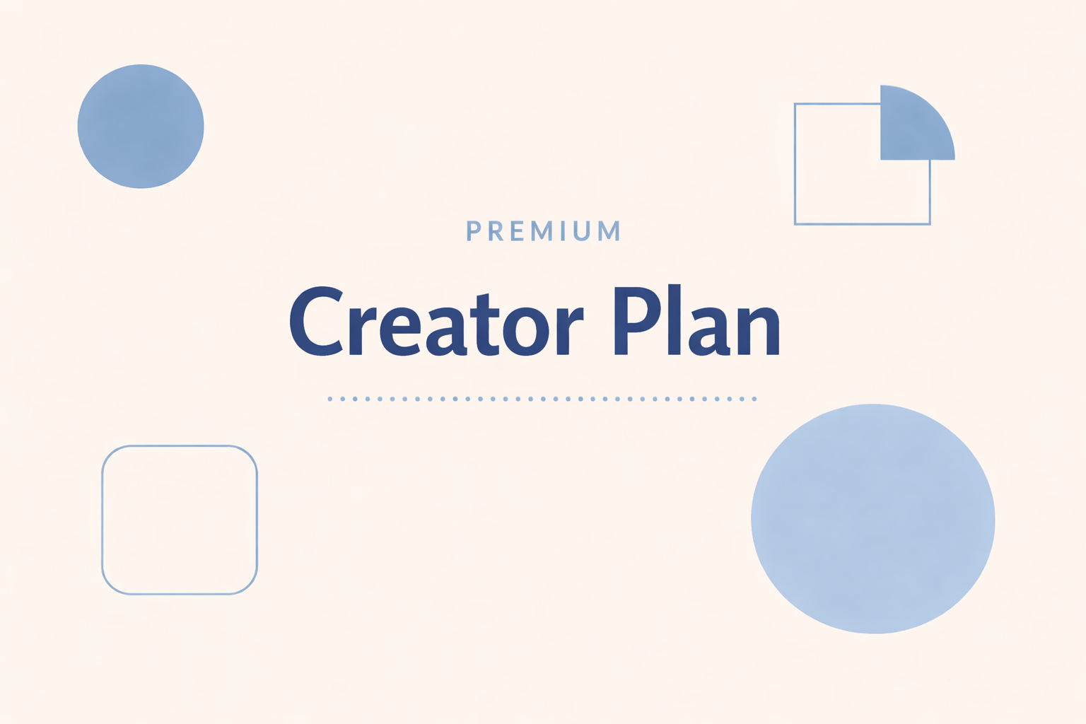 Creator Plan